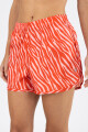 Short estampado Rojo