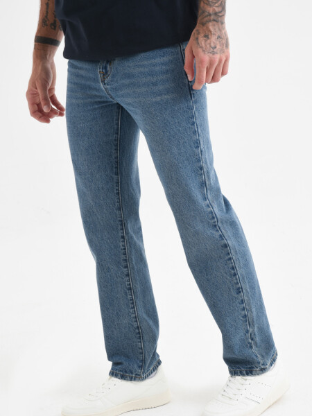 Pantalón de jean clásico Azul Claro
