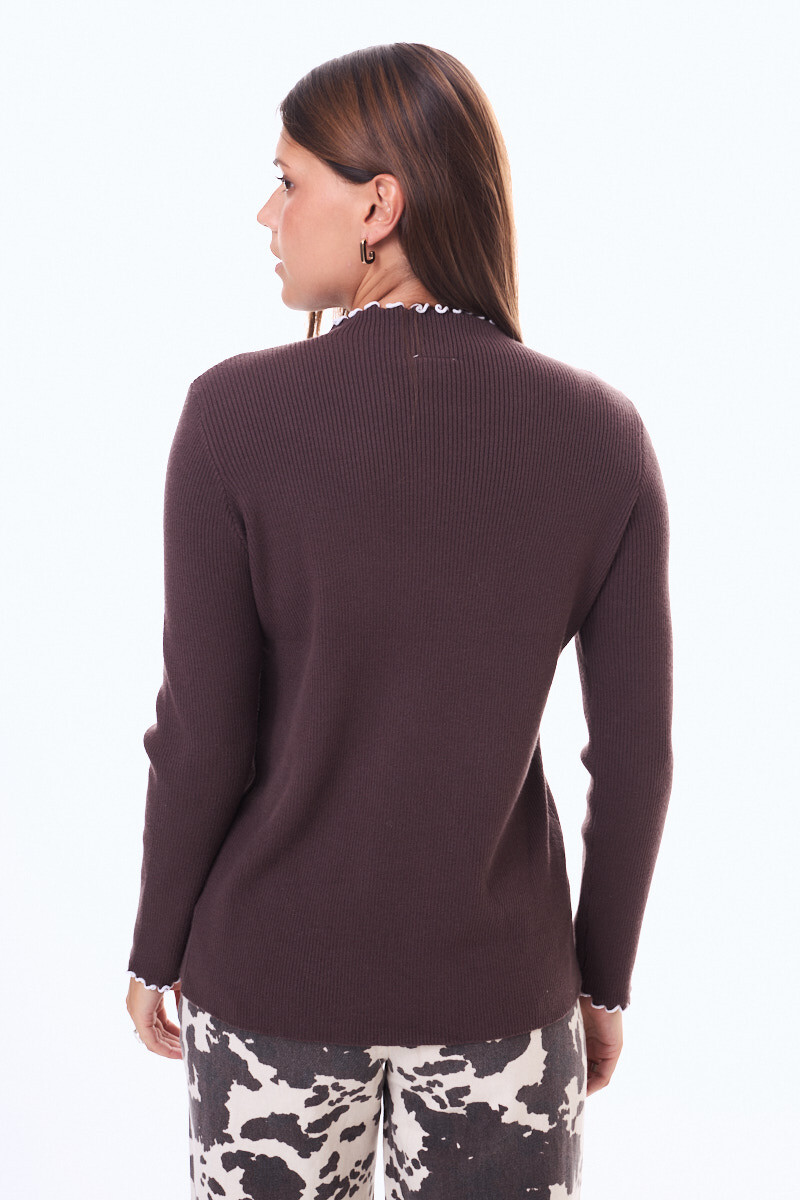 Buzo Tejido Carbaliño Marrón