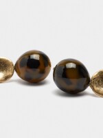 Pendientes Efecto Carey marron