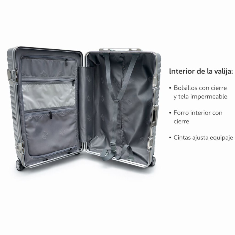 Set de Valijas Rígidas x3 con Ruedas 360° – Equipaje de Viaje Negra