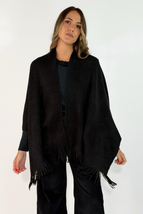 RUANA RAVELA Negro