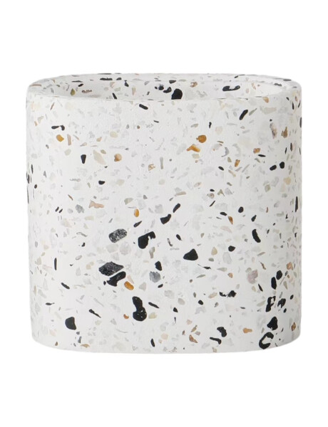 PORTACEPILLO CERAMICA D7x10CM TERRAZO PORTACEPILLO CERAMICA D7x10CM TERRAZO