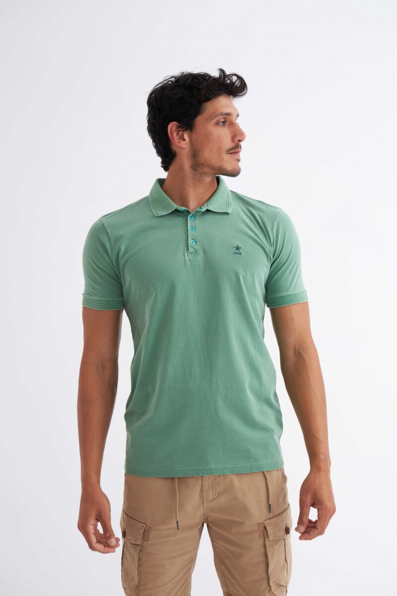 Remera polo Boulder - Verde 