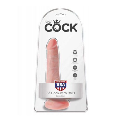 Realístico c/ Ventosa King Cock Realístico c/ Ventosa King Cock