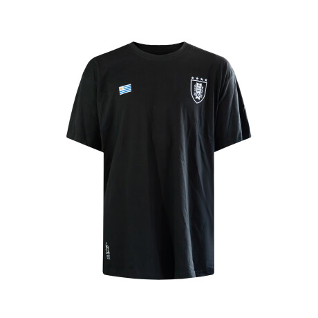 REMERA AUF CUELLO A LA BASE Black