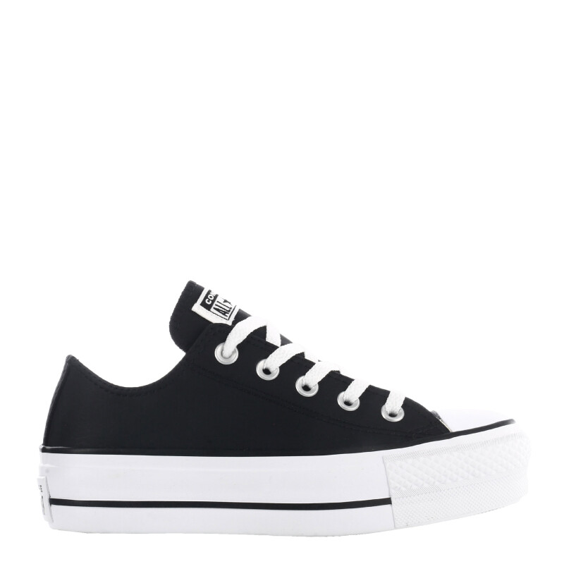 Championes Unisex Converse - All Star Plataforma Chuck Taylor Lift Negro - Blanco