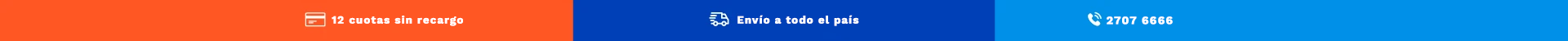 12 cuotas sin interés | Envío a todo el país
