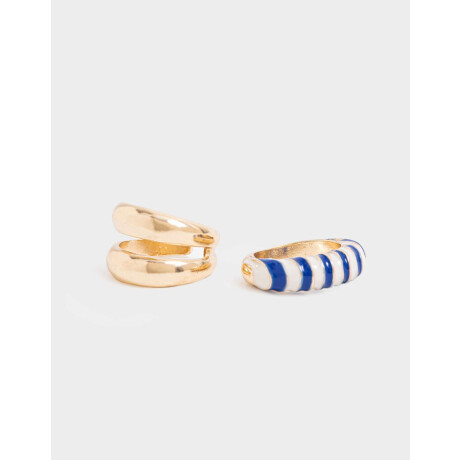 Sets Anillos Metal Dorado