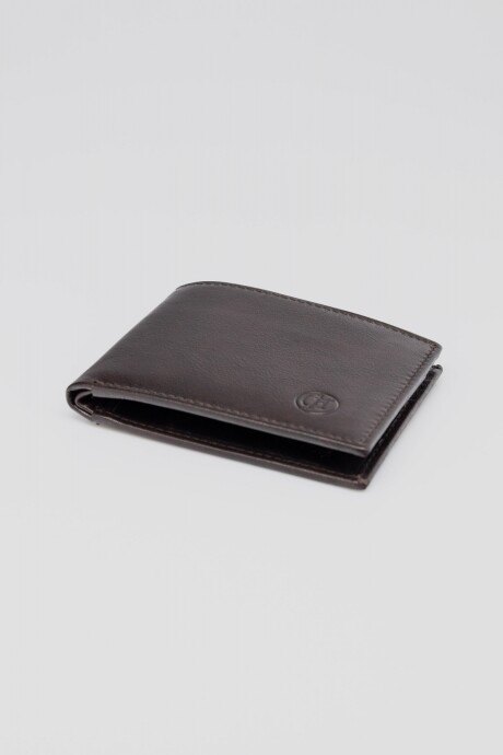 Billetera Bifold Marron