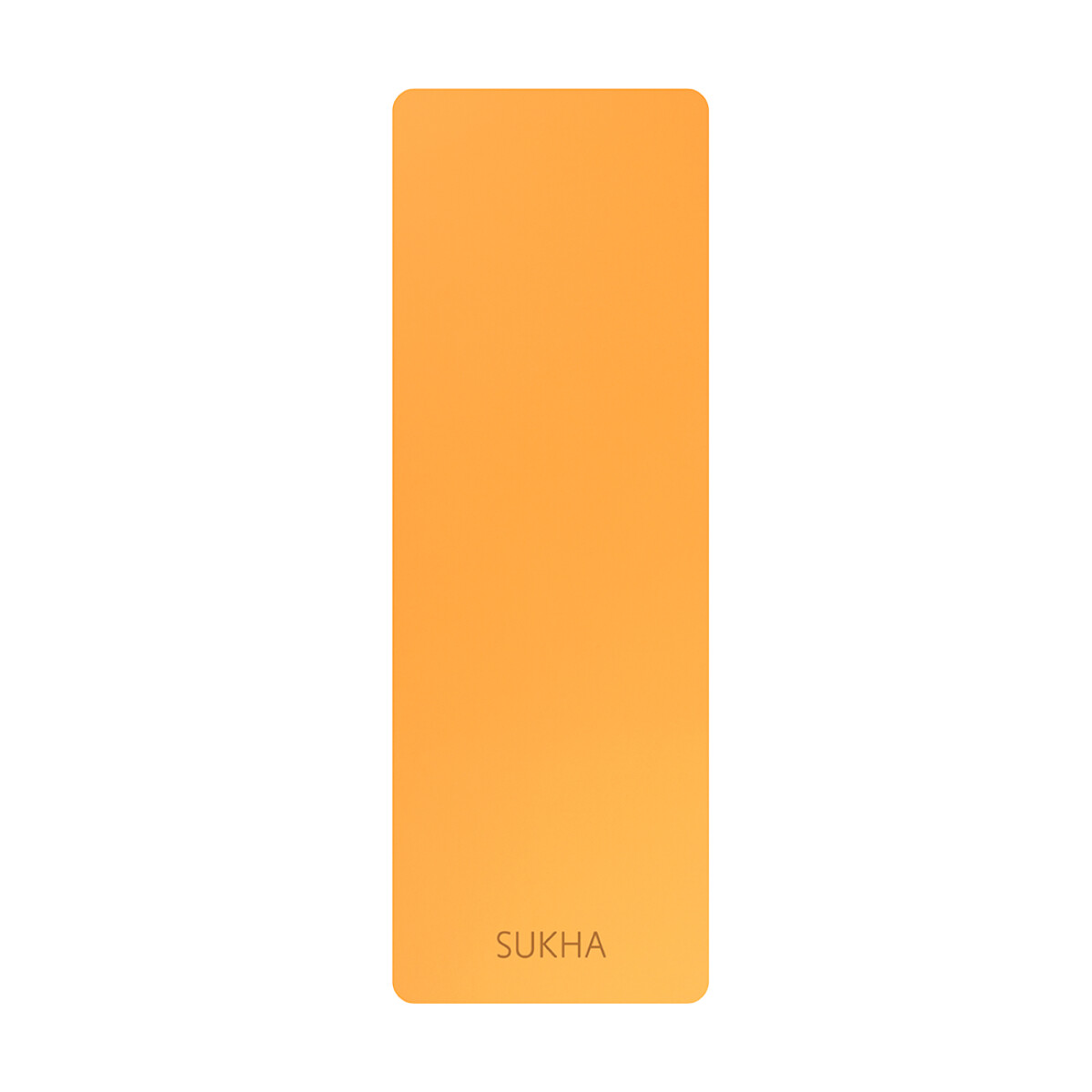 Yoga Mat Sukha Aprendiz Liso 6mm - Naranja 