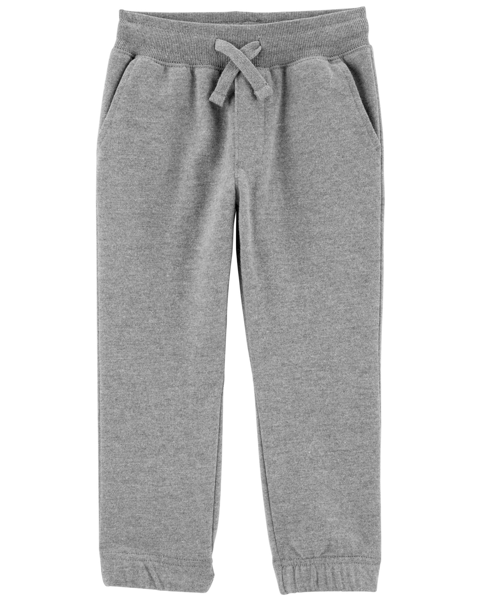 Pantalón de algodón con logo Sin color