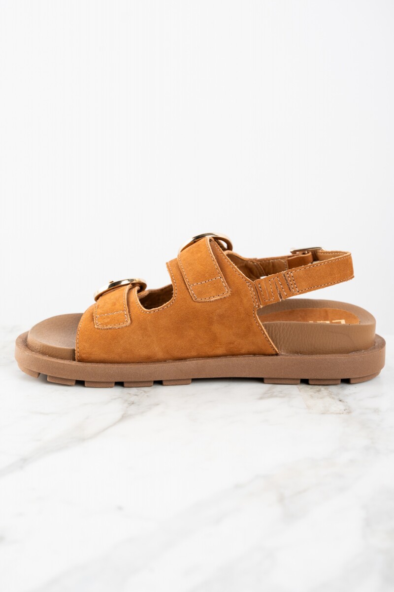 Sandalia Gamuza Mocha