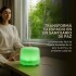 Aromatizador Difusor Humidificador Perfume Luces Led 500 Ml Variante Color Blanco