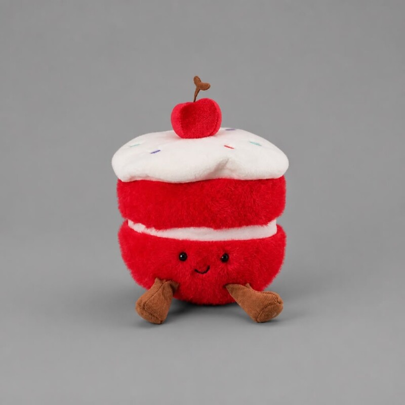 PELUCHE DE FRUTA 23 CM (PASTEL DE CEREZA) PELUCHE DE FRUTA 23 CM (PASTEL DE CEREZA)