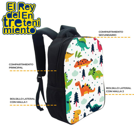 Mochila Escolar 3en1 Lunchera + Cartuchera Infantil Mochila Escolar 3en1 Lunchera + Cartuchera Infantil