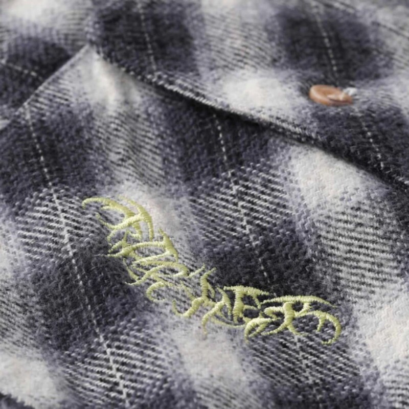 Camisa Former Manners Plaid - Negro Camisa Former Manners Plaid - Negro