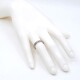 Anillo sin fin en oro 18k blanco y brillantes Anillo sin fin en oro 18k blanco y brillantes
