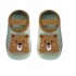 Set de medias con aplique anti deslizante buba 1 a 3 Oso verde Marron