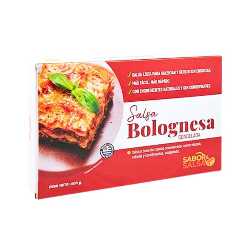 Salsa Bolognesa Sabor & Salsa - 400 g Salsa Bolognesa Sabor & Salsa - 400 g