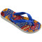 Sandalias Infantiles Havaianas Kids Cars Blanco - Azul - Estrellas