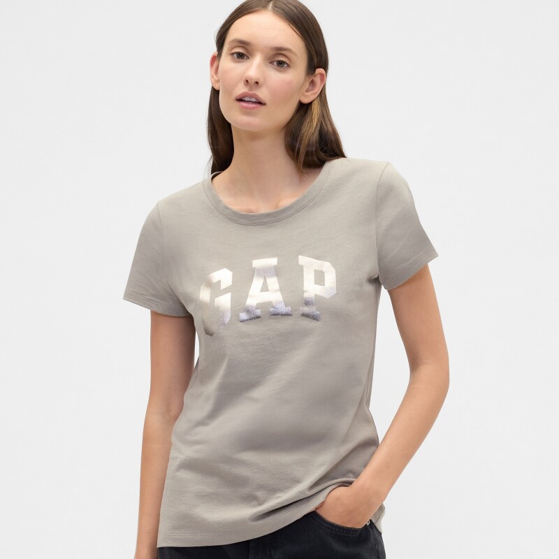 V-SS LOGO CLASSIC TEE MEDIUM COOL BROWN
