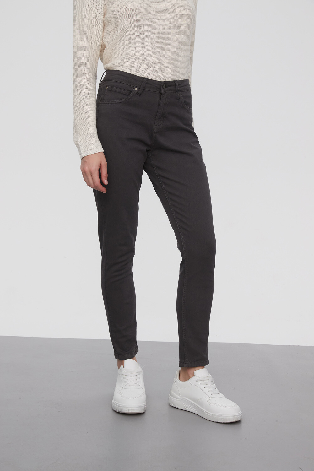 Pantalon Bardot Gris Oscuro