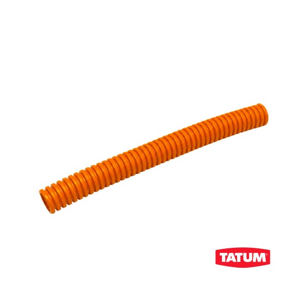 CAÑO CORRUGADO NARANJA 20MM NEIGARSAN X METRO Caño Corrugado Naranja 20mm Neigarsan X Metro