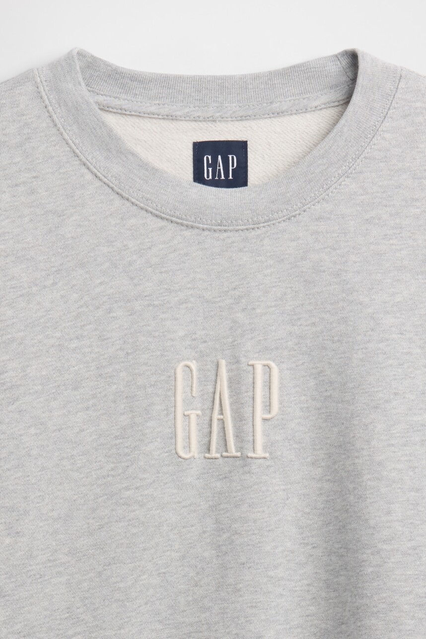 Buzo Deportivo Logo Gap Hombre Bc15 Lt Grey Heather