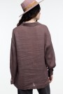 CAMISA MANGA LARGA Marron