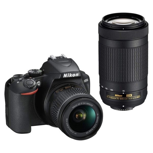 Cámara Reflex Nikon D3500 Kit Lentes 18-55 + 70-300 24mpx CAMARA NIKON D3500 KIT 18-55 / 70-300