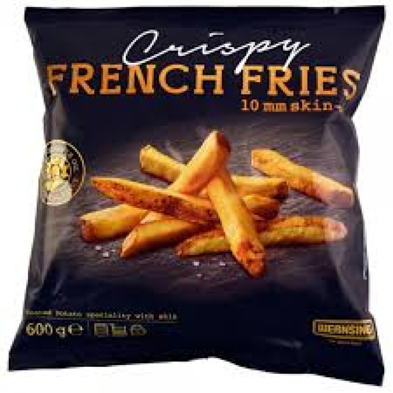 CRISPY FRENCH FRIES 10MM CON PIEL 600 GRS CRISPY FRENCH FRIES 10MM CON PIEL 600 GRS