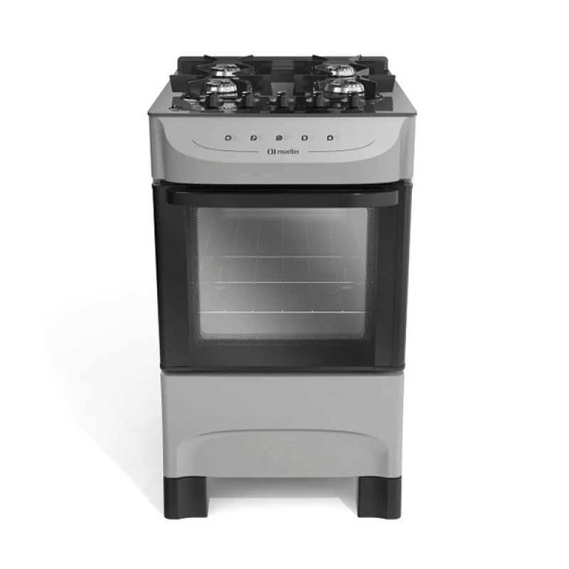 Cocina a Gas 4H Mueller Hamburgo Titanio / Plata Cocina a Gas 4H Mueller Hamburgo Titanio / Plata