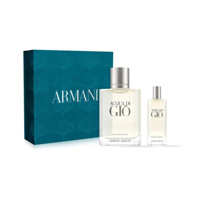 Set Acqua Di Gio Homme Edt 100 Ml. + Mini Talla 15 Ml. Set Acqua Di Gio Homme Edt 100 Ml. + Mini Talla 15 Ml.