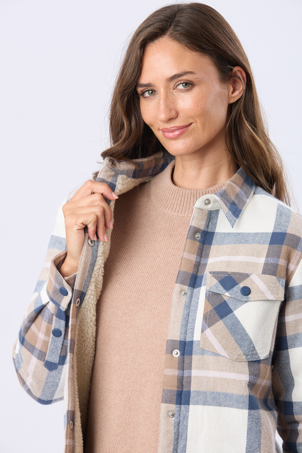 CAMPERA DE VIYELA Azul