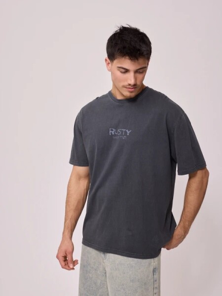 T-SHIRT RUSTY FLIPDA GRIS