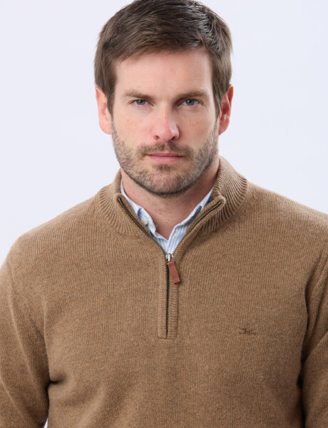 BUZO DE LANA DE ABRIGO Tostado