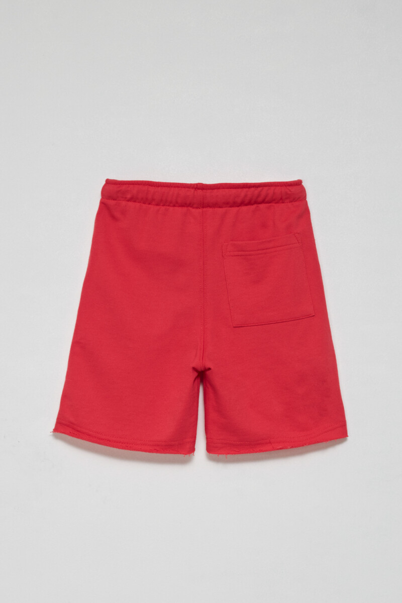 Short deportivo liviano California- Rojo