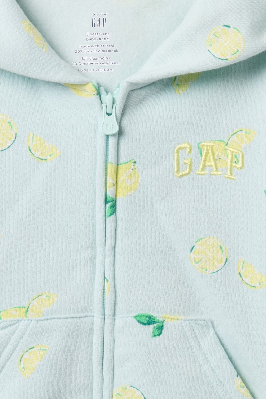 Canguro Con Cierre Logo Gap Toddler Niña Azul