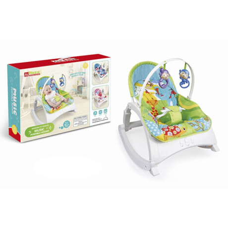Silla Mecedora Musical Para Bebés Diseño Surtido Plástico