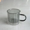 Taza doble vidrio 240ml negro