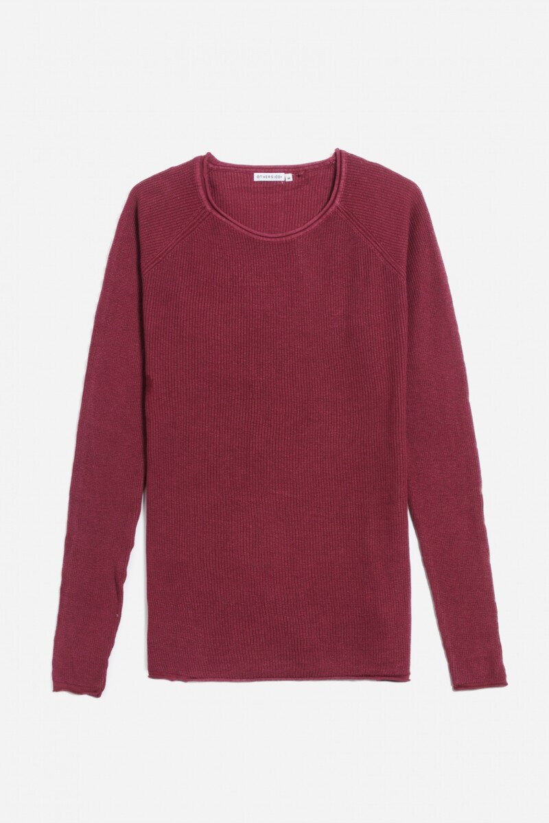 Sweater manga ranglán MARRON