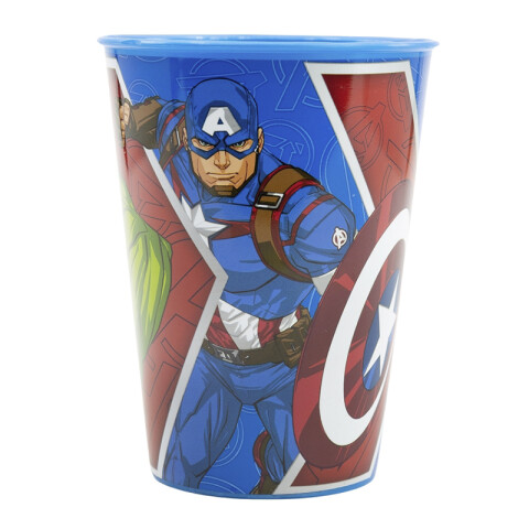 Vaso Plástico Avengers y Spiderman 260 ml U