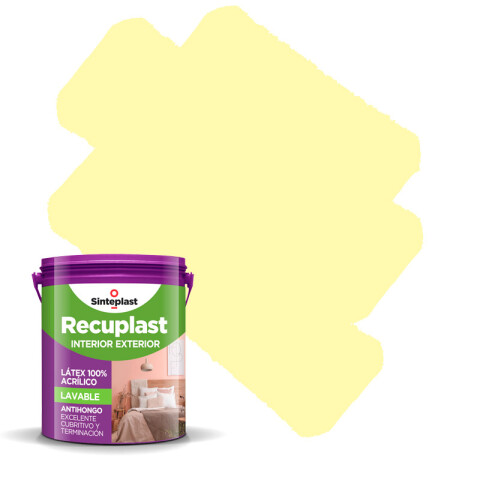 Recuplast Interior Exterior Mate Premium Amarillo Canario