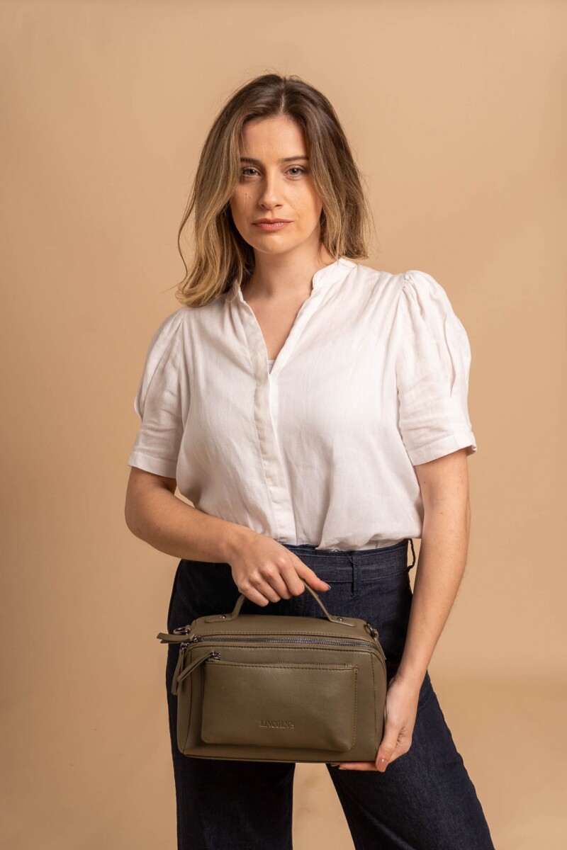 BANDOLERA MELISA - VERDE MILITAR 