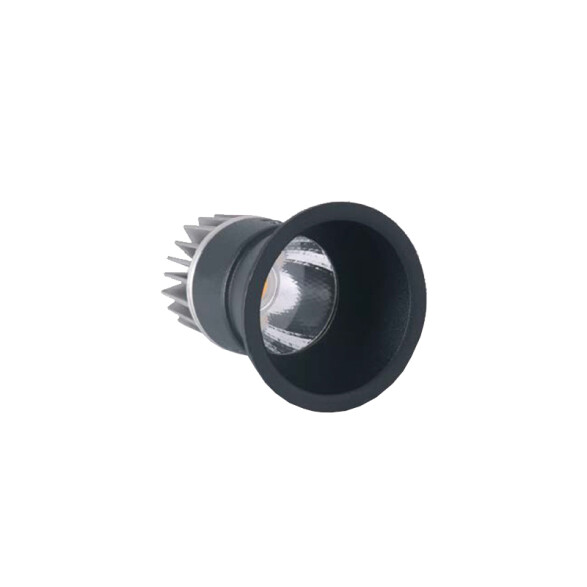 Downlight redondo VERSA negro p/GU10 (no inc.) MN0000