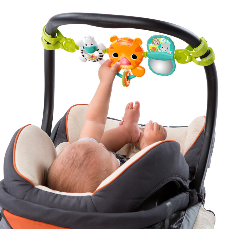 Take Along Carrier Toy Bar Tiger Bright Starts Take Along Carrier Toy Bar Tiger Bright Starts