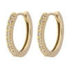 Aros Samantha de oro amarillo 18k con brillantes Aros Samantha de oro amarillo 18k con brillantes