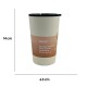 Vaso térmico 420ml blanco