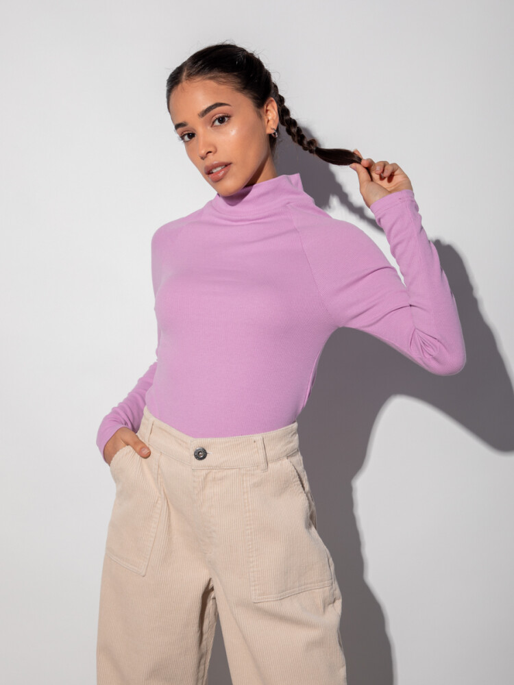 POLERA FLAP Lila
